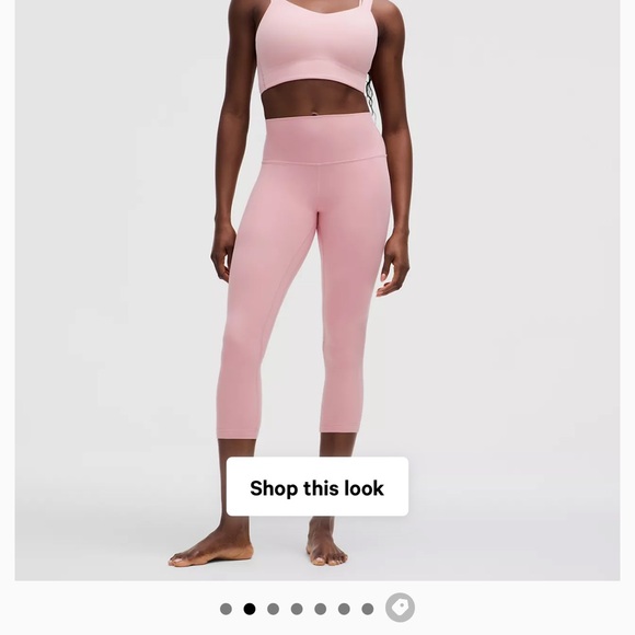 Lululemon Pink Capri Leggings - Picture 6 of 6